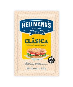 MAYONESA HELLMANNS CLASICA 118G x20u