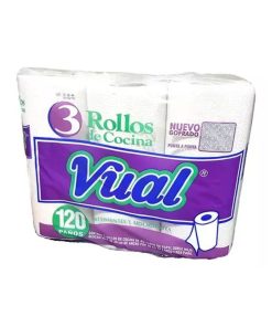 ROLLO COCINA x3 VUAL 210PAÑOS.
