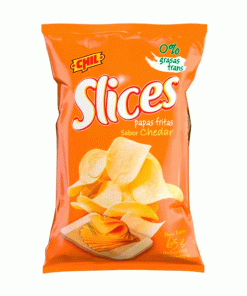 PAPAS FRITAS SLICES CHEDDAR x 65rs
