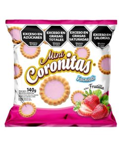 MINI CORONITAS FRUTILLA 140G
