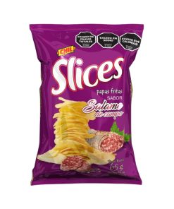PAPAS FRITAS SLICES SALAME DE CAMPO x 65rs