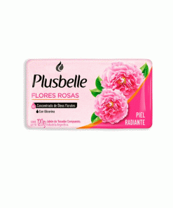 JABON PLUSBELL FLORES ROSAS 120G